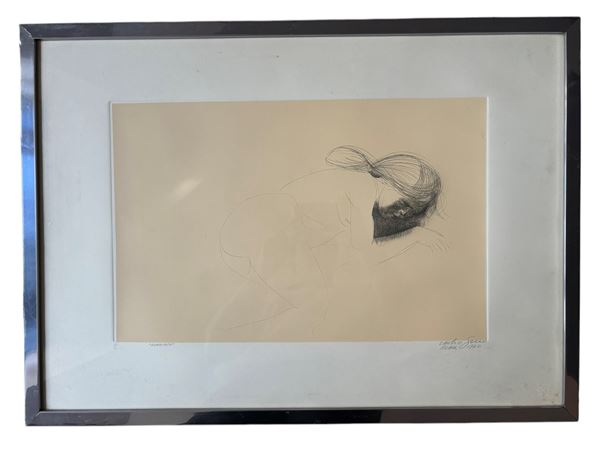 Emilio Greco : Dormiente  - litografia - Asta Multipli d'autore & Affordable art del XX secolo - DAMS Casa d'Aste