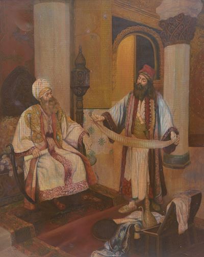 Coppia di Personaggi Orientali