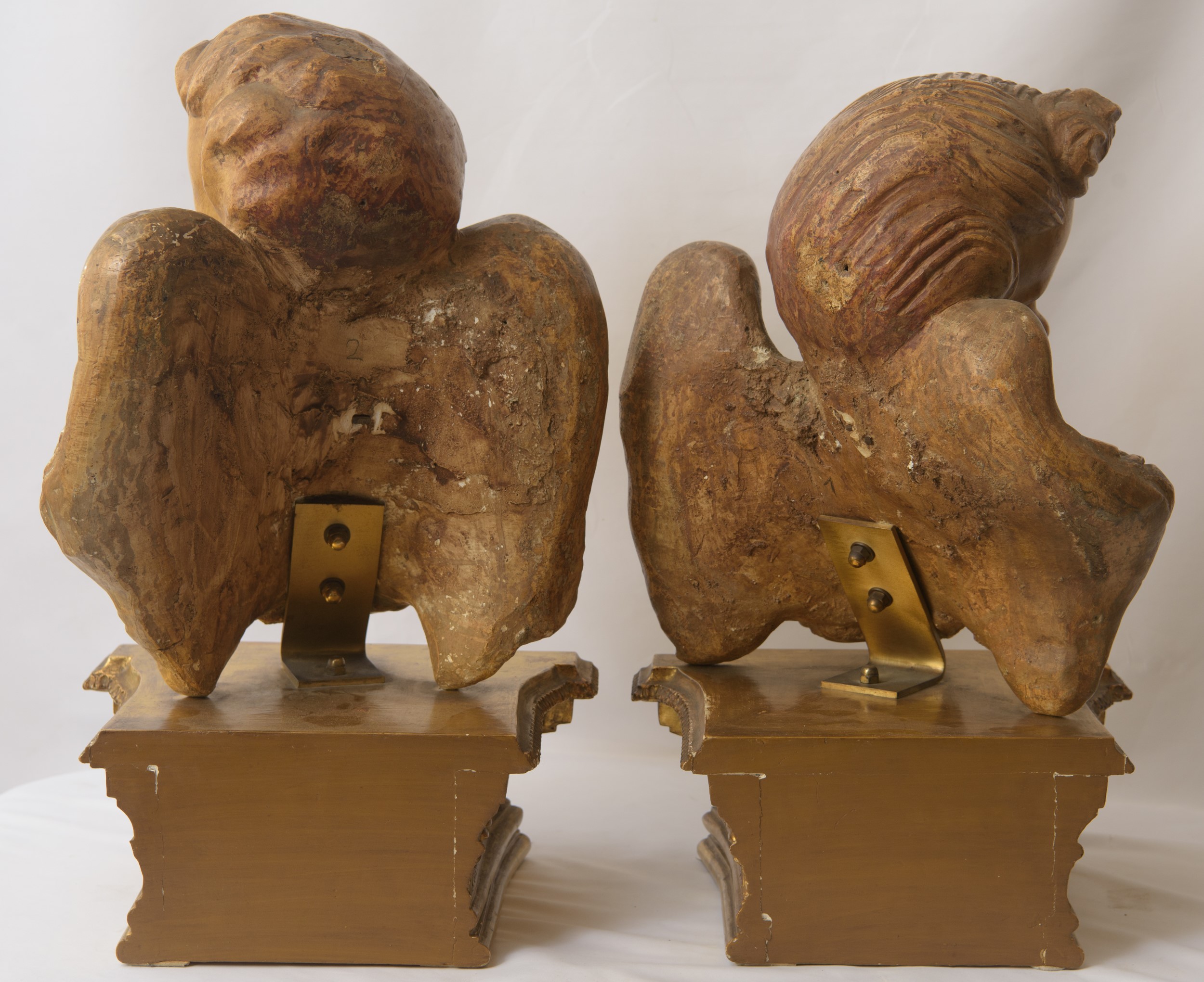 Coppia di putti alati