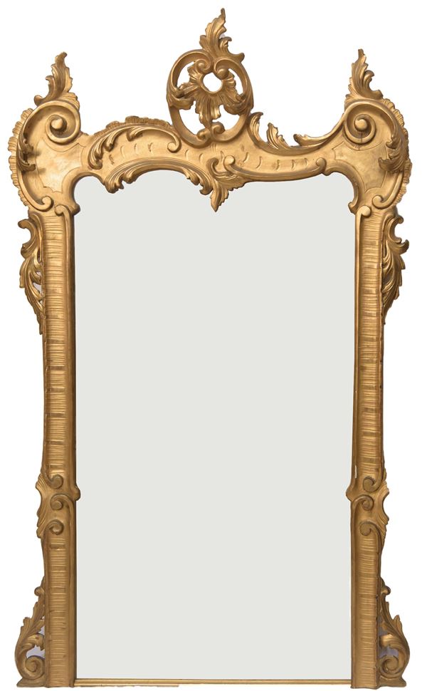 Grande specchiera   (fine del XIX secolo)  - legno  - Asta Arte Classica & Art Nouveau - DAMS Casa d'Aste