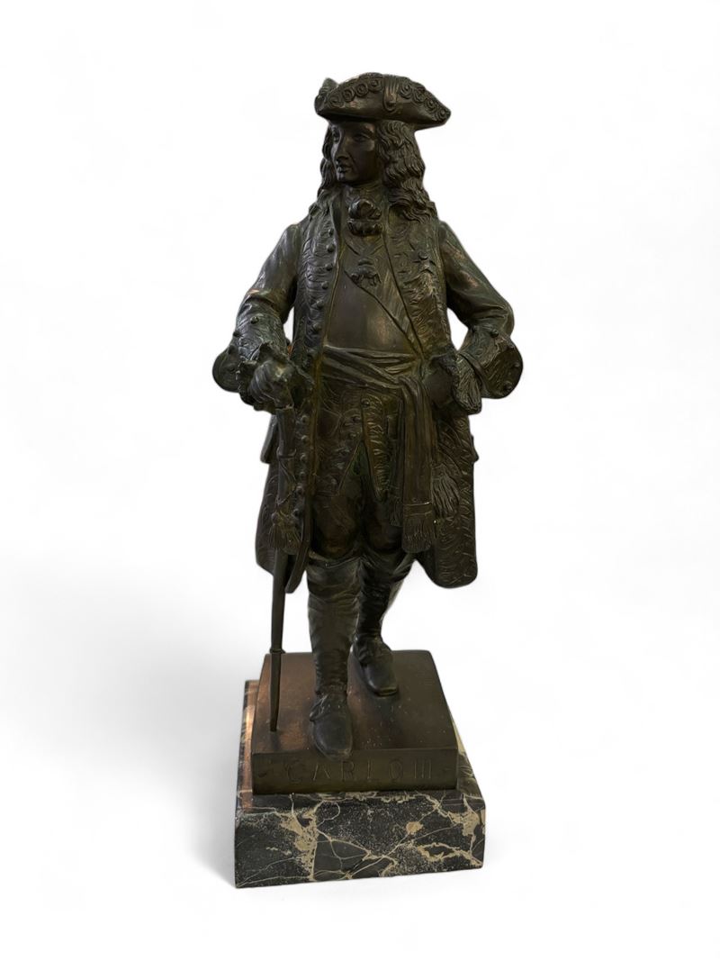 Scultura raffigurante Carlo III