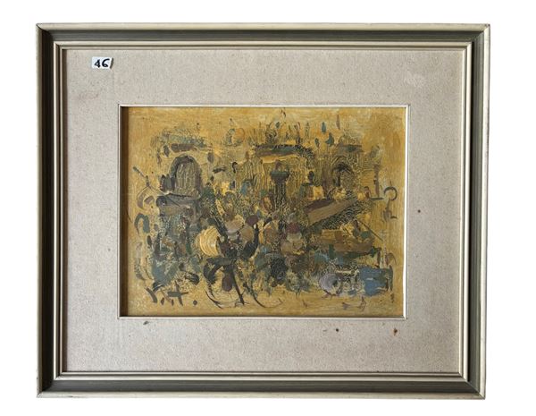 Alvaro Danti : Senza titolo  - olio su tavola - Auction Affordable art of the 20th century - DAMS Casa d'Aste