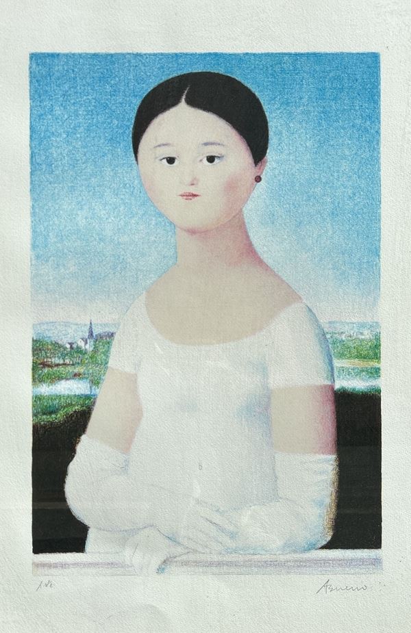 Antonio Bueno : Mademoiselle Riviere  - litografia - Asta Multipli d'autore & Affordable art del XX secolo - DAMS Casa d'Aste