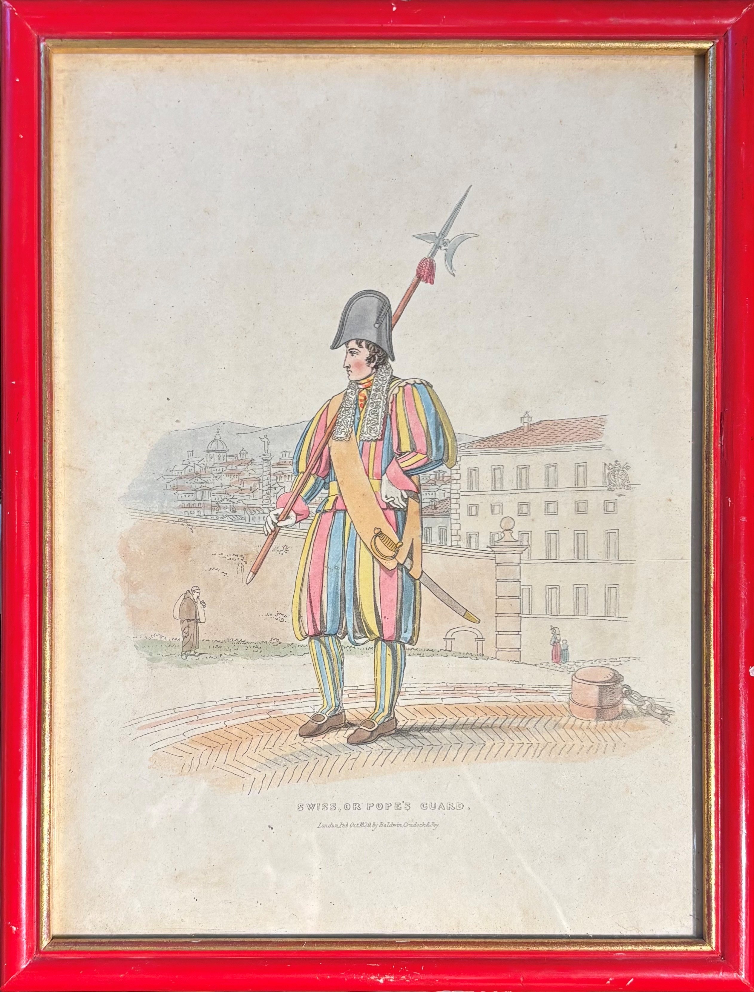 Insieme di 5 Stampe Raffiguranti Costumi Romani