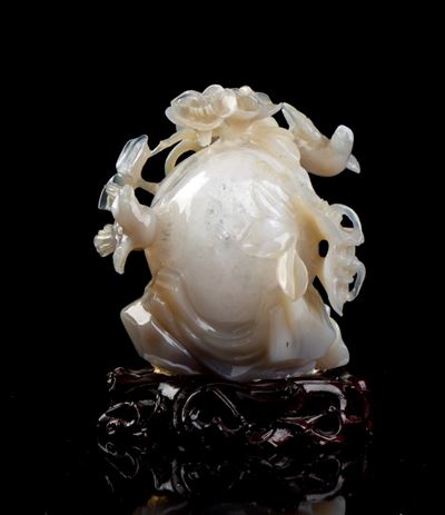 Scultura in Giada Bianca