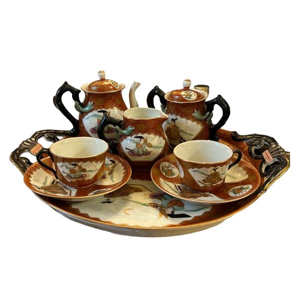 Servizio da caffè  (Giappone, Inizio XX secolo)  - Auction Brocantage Natalizio - DAMS Casa d'Aste