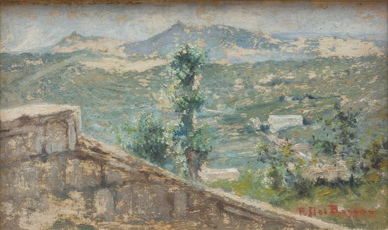 Ferdinando del Basso - Coppia di Paesaggi