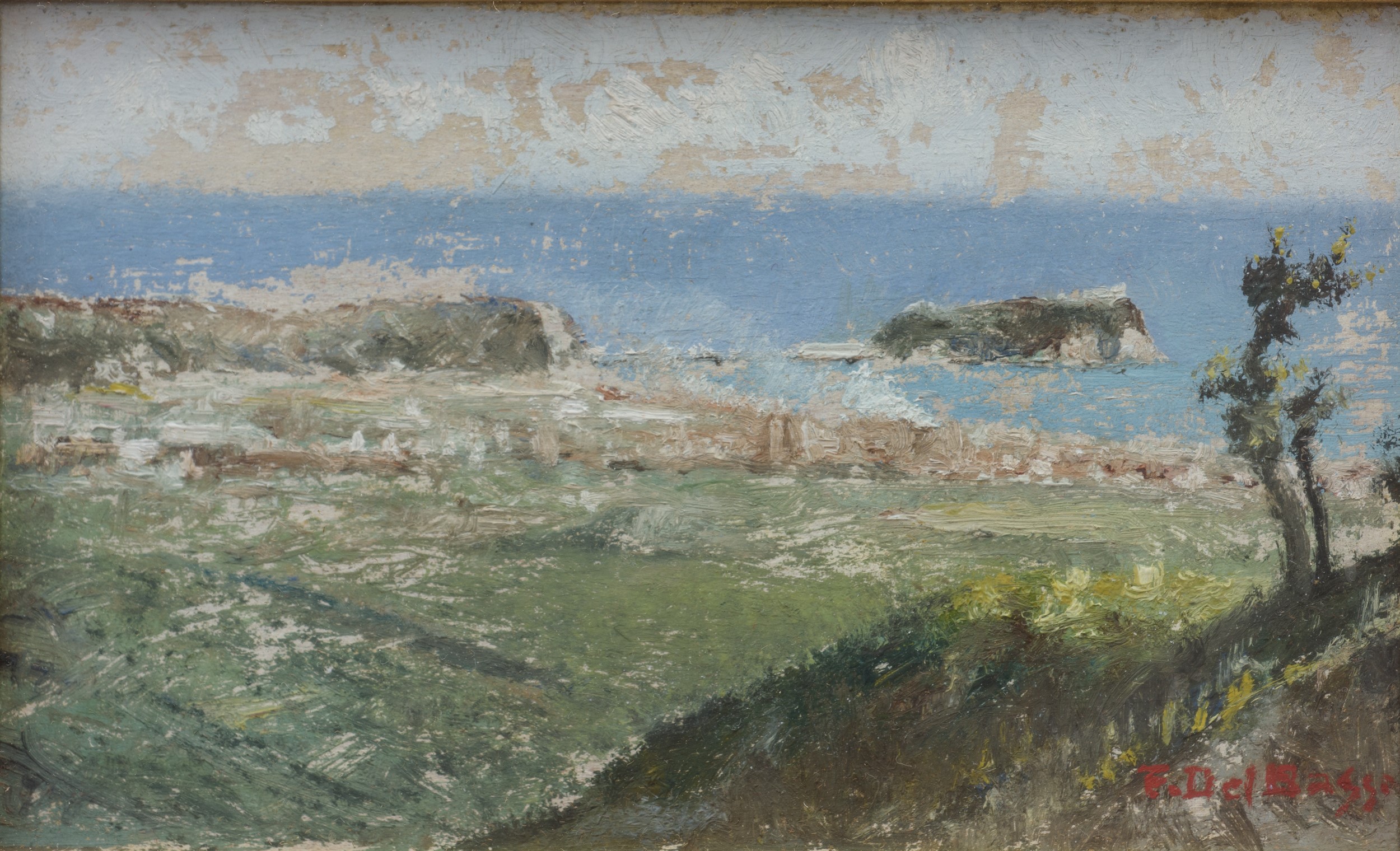 Ferdinando del Basso - Coppia di Paesaggi