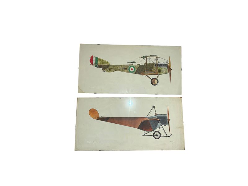 G. Bignozzi, M. Jacoponi - Sette Stampe di Aereoplani
