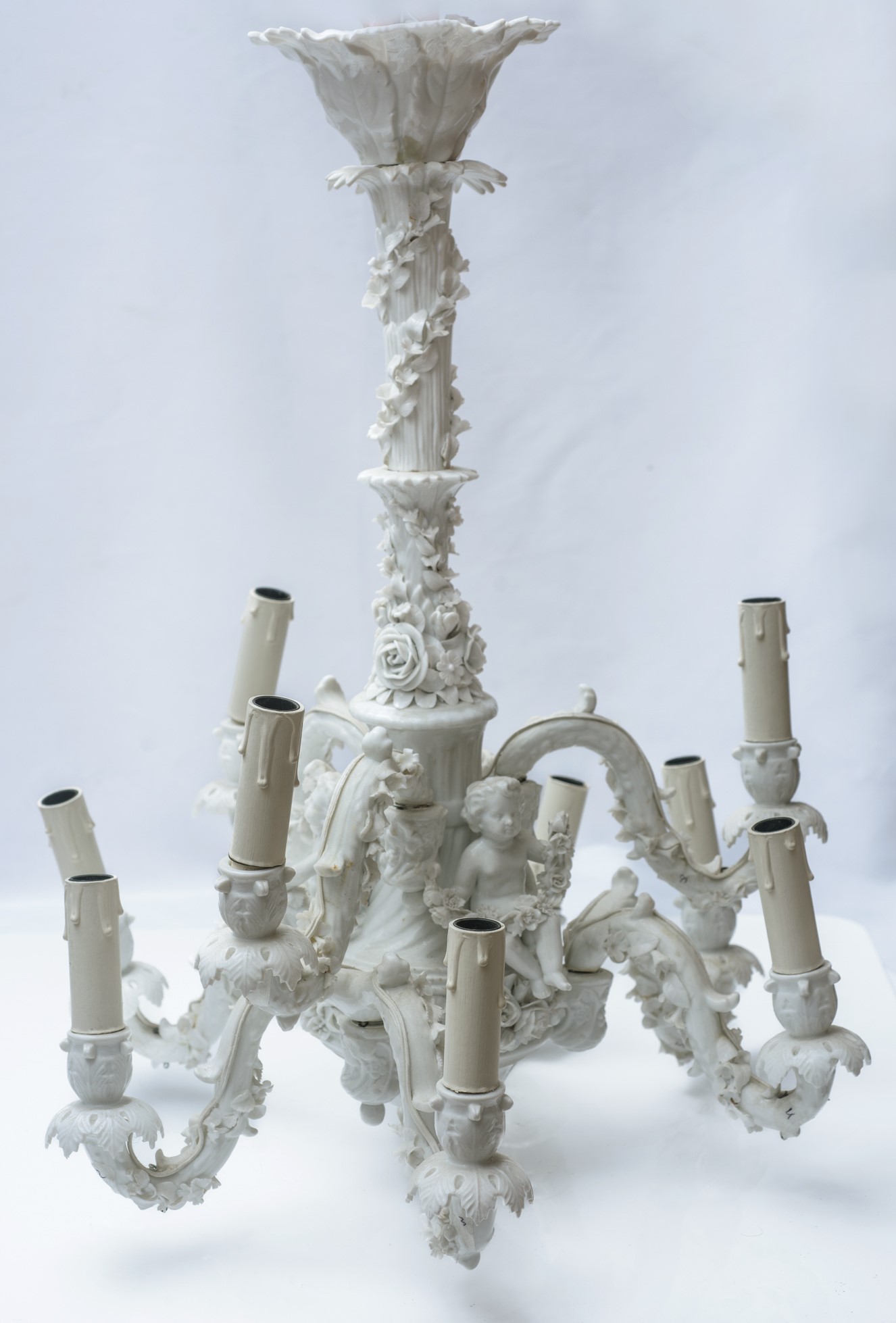 Manifattura Meissen - Lampadario a 9 luci