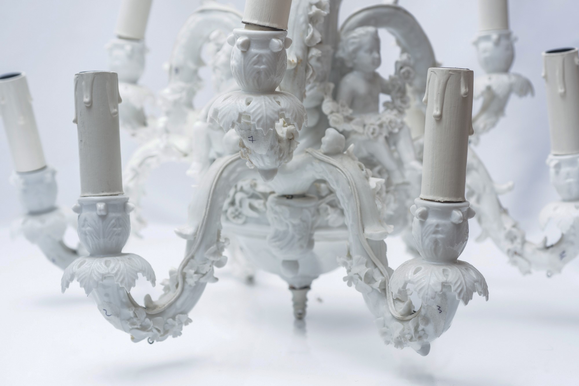 Manifattura Meissen - Lampadario a 9 luci