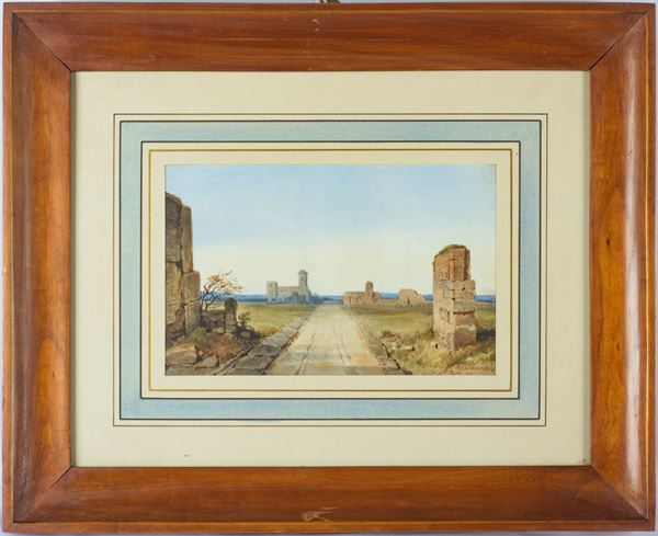 Max Collignon - Rovine lungo la via appia