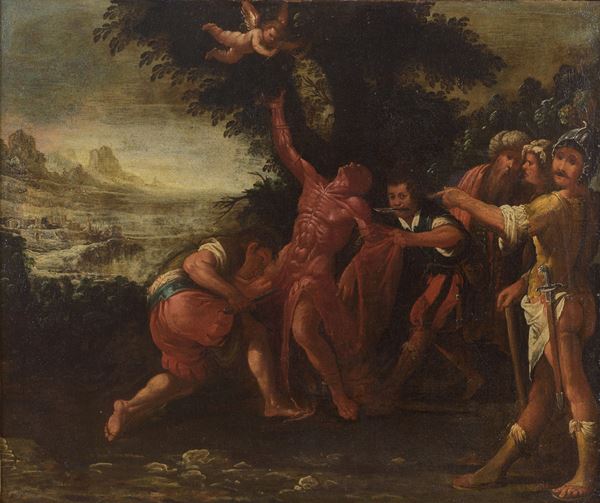 Scuola lombarda del XVII secolo - Il martirio di San Bartolomeo