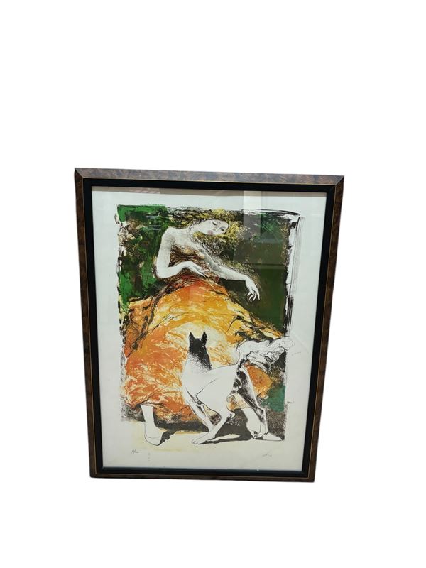 Ennio Calabria : Senza titolo  - litografia - Auction Affordable art of the 20th century - DAMS Casa d'Aste