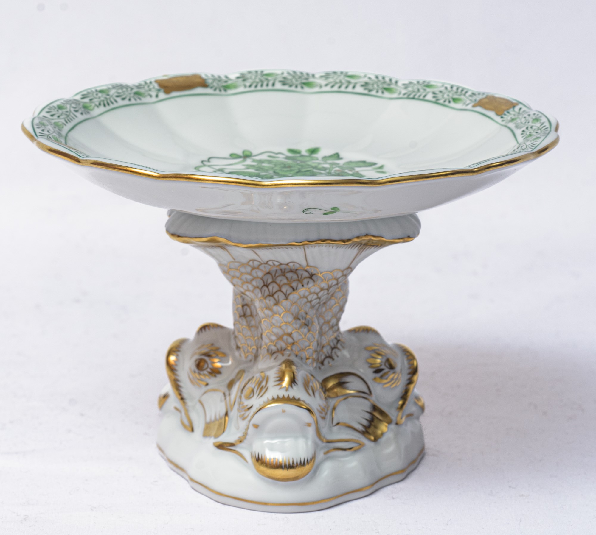 Herend - Servizio per 6 persone da cioccolata calda, mod. Kiyoshi Flower Basket