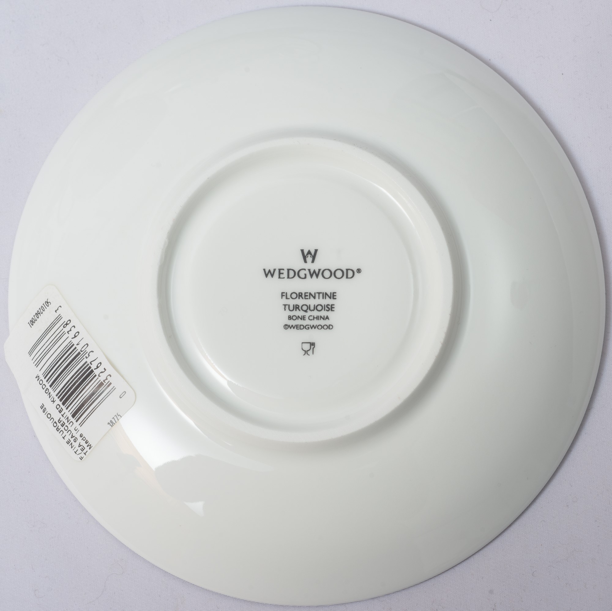 WEDGWOOD - Servizio di piatti per 12 persone, mod. Florentine Turquoise