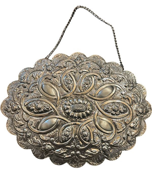 Specchierina nuziale in argento  (Manifattura turca, XX secolo)  - Auction Classical Art - DAMS Casa d'Aste