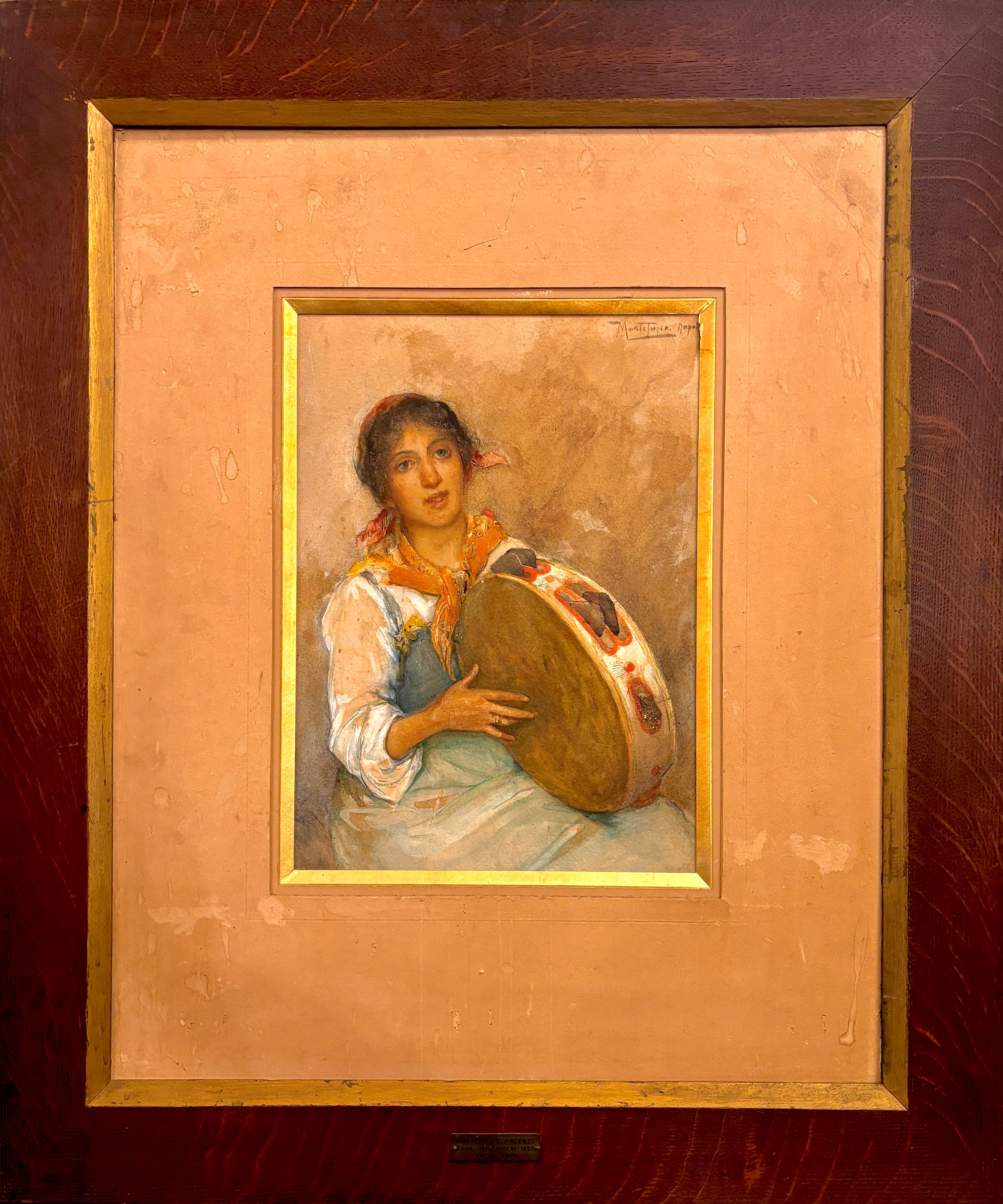 Fanciulla con tamburello