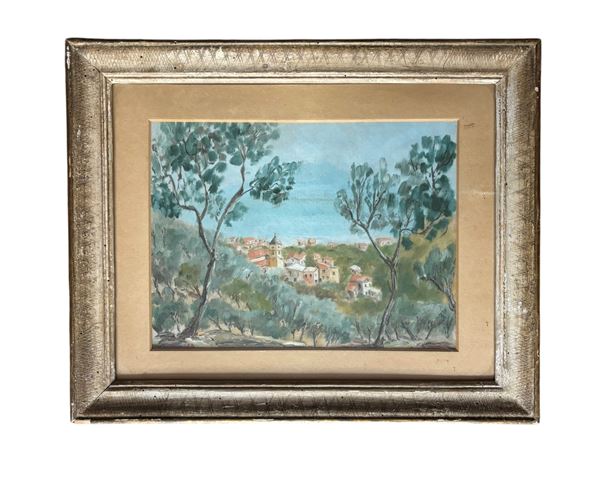Fornacelle di Vico Equense  (XX secolo)  - olio su tavoletta - Asta Multipli d'autore & Affordable art del XX secolo - DAMS Casa d'Aste