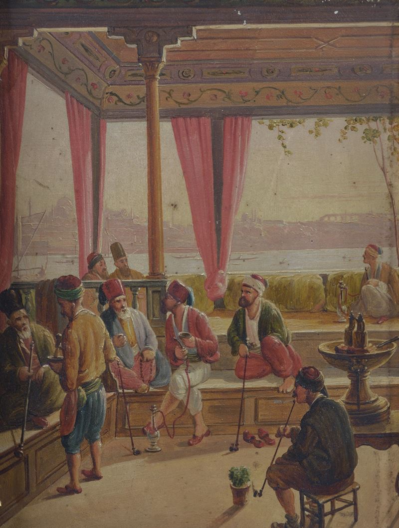 Frans Vervloet - Sala da Caffè sul Bosforo