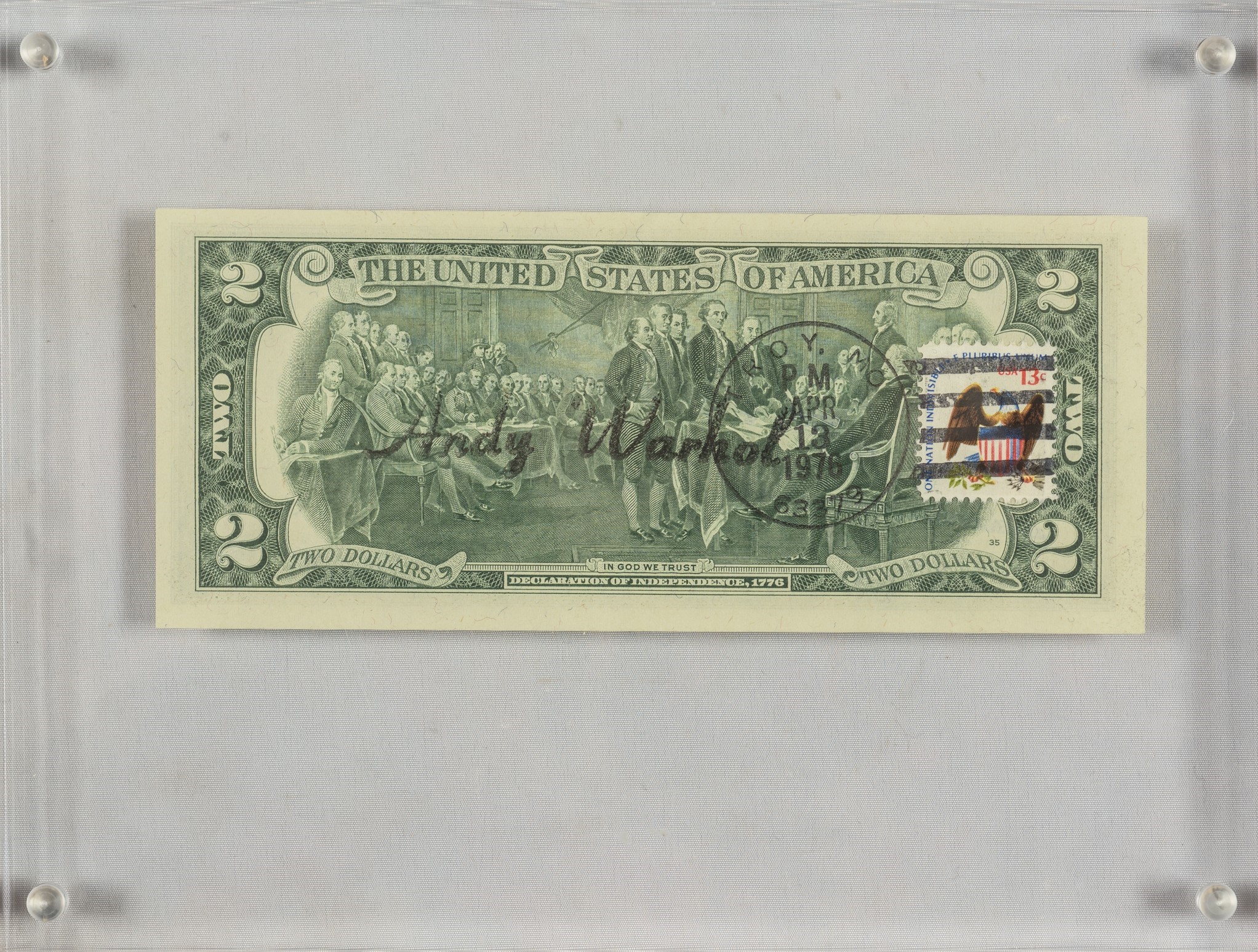 Andy Warhol - 2 Dollars (thomas Jefferson)