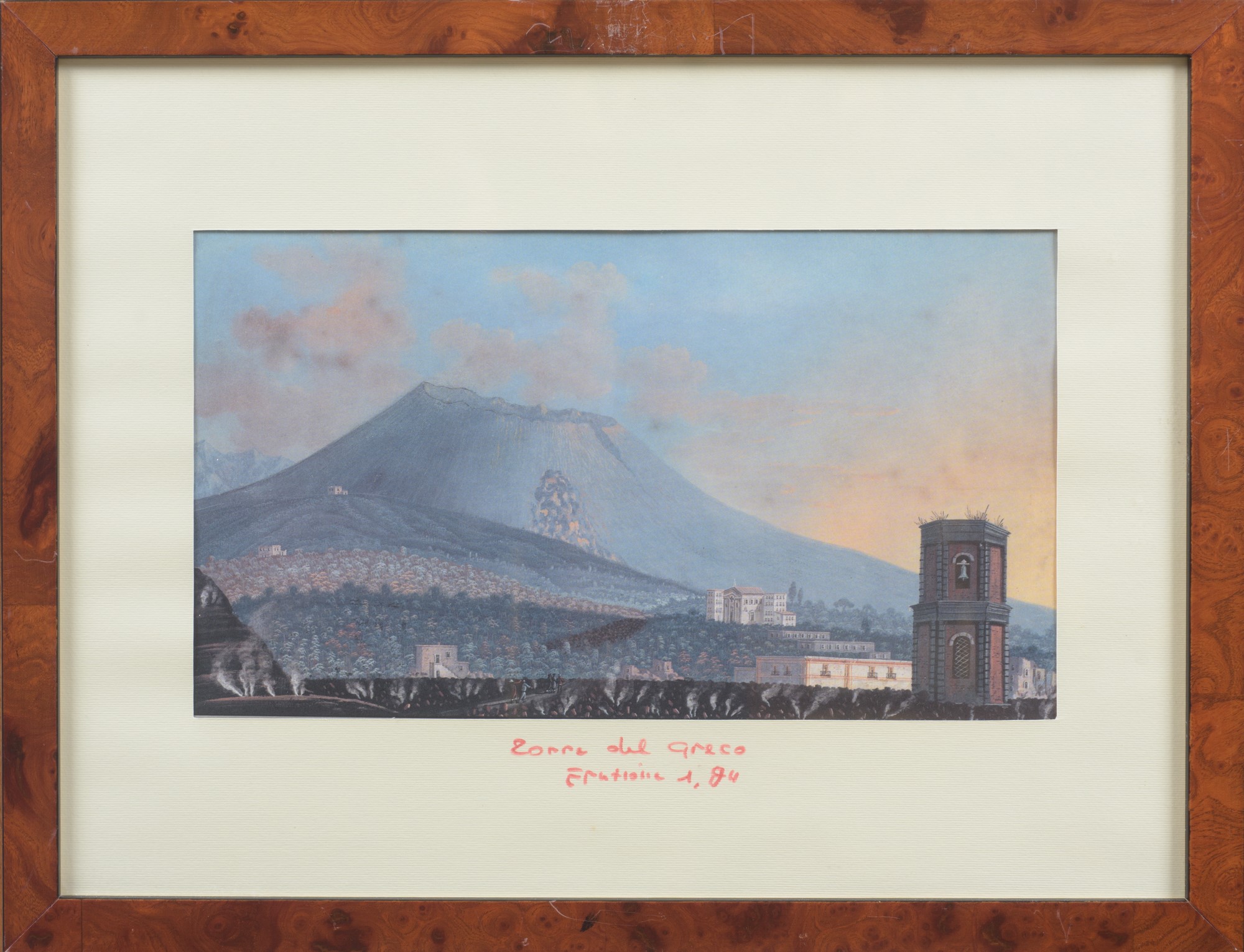 Set di 4 Stampe Raffiguranti Napoli