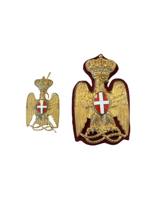 Lotto di due Fregi da cappello - Pai - Africa Italiana  - Asta Numismatica, Medaglistica e Memorabilia - DAMS Casa d'Aste