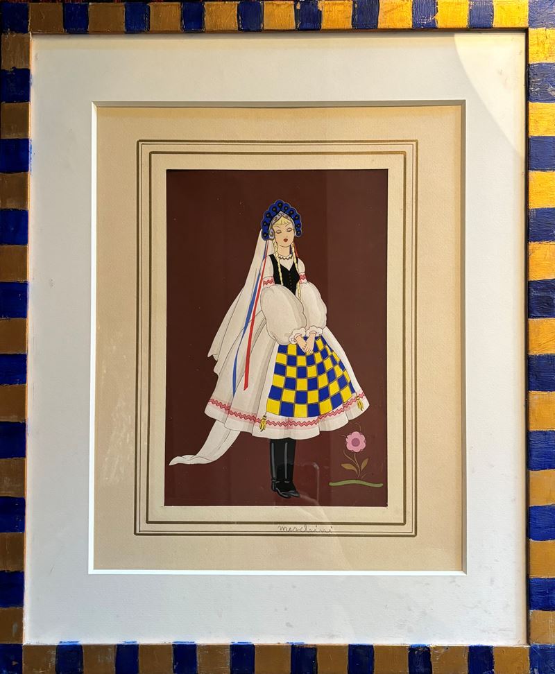 Giovanni Meschini - Fanciulla in Costume Tipico