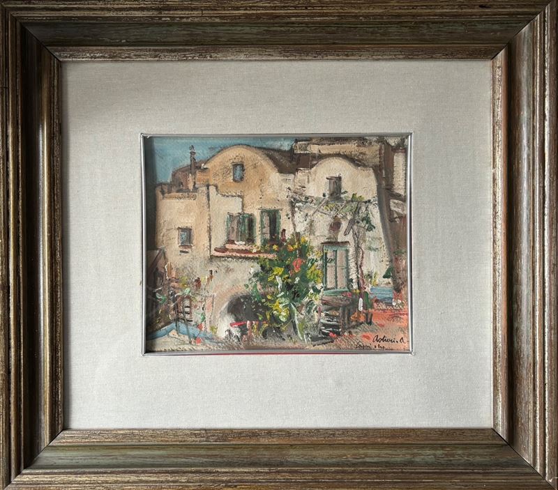 Antonio Asturi - Paesaggio Casa in Alto su Scala
