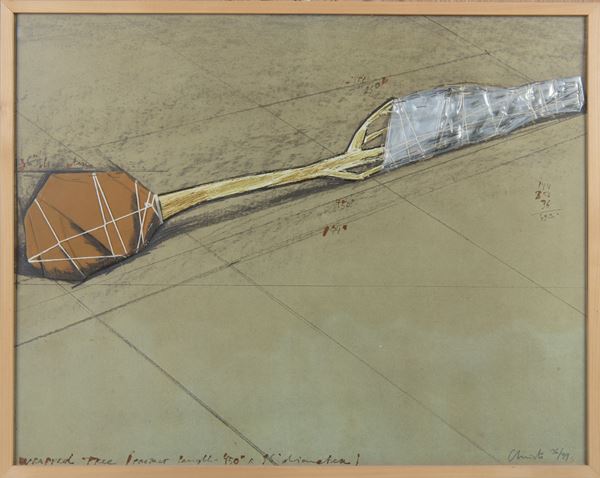 Christo Javacheff Christo - Wrapped tree (Project)