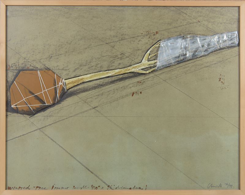 Christo Javacheff Christo - Wrapped Tree (progetto)