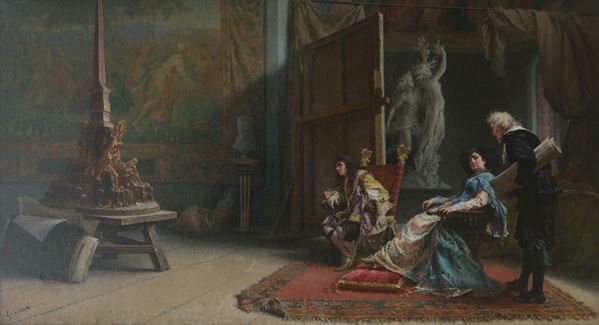 Achille Guerra - Lo studio di Gian Lorenzo Bernini