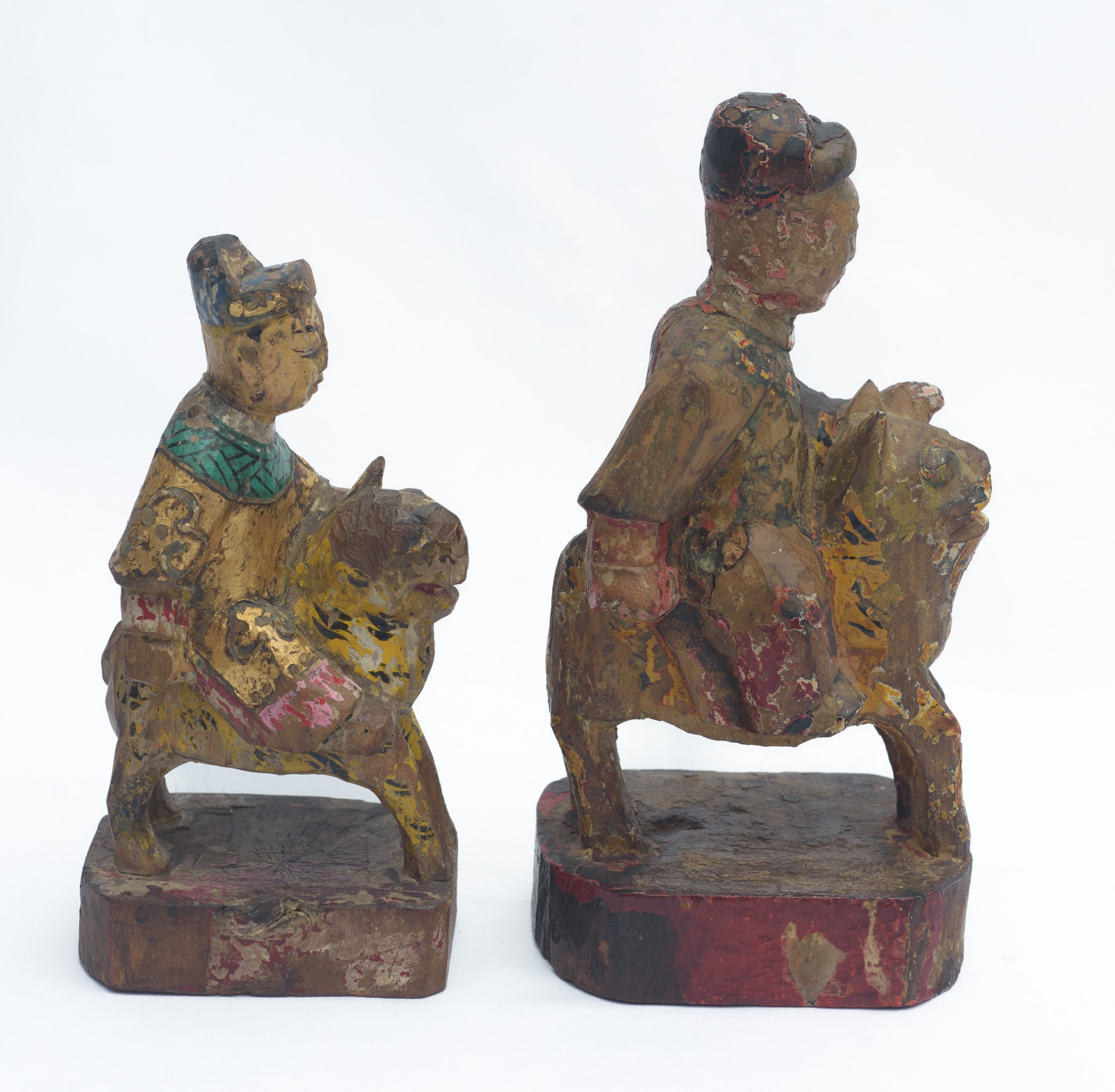 Coppia di sculture taoiste