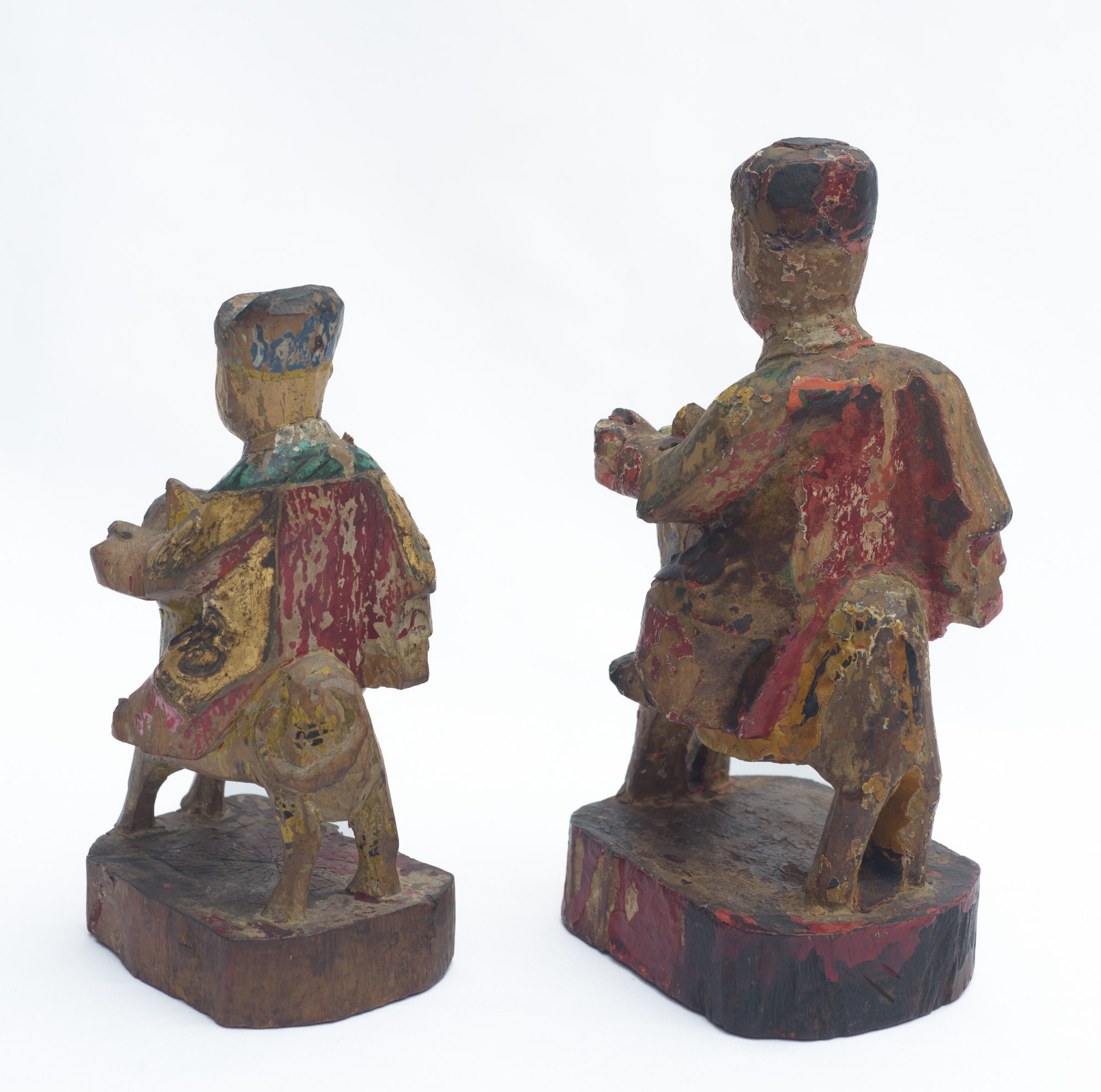 Coppia di sculture taoiste