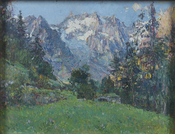 Lidio Ajmone - Alpine landscape