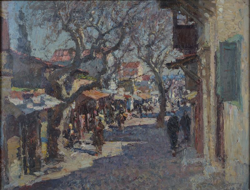 Veduta del quartiere turco di Rodi