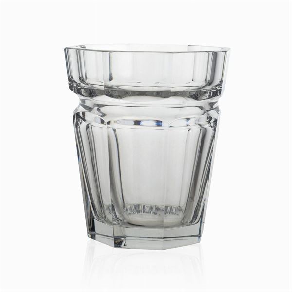 Vaso, modello 'Harcourt Versailles', cristallo trasparente