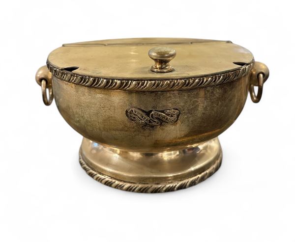 Grande zuccheriera  (XX secolo)  - metallo argentato - Auction Art de la Table - DAMS Casa d'Aste