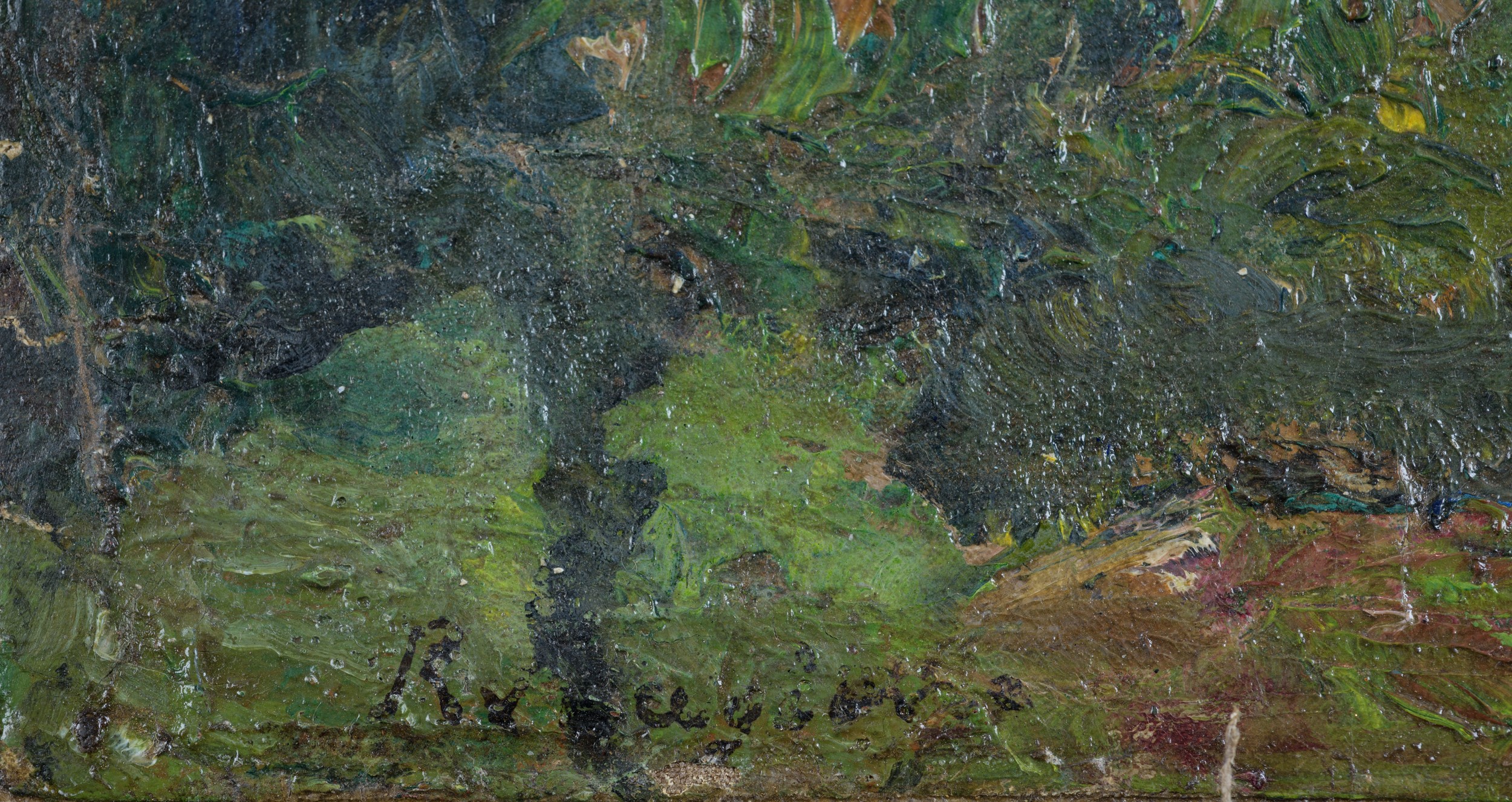 Paesaggio con personaggi