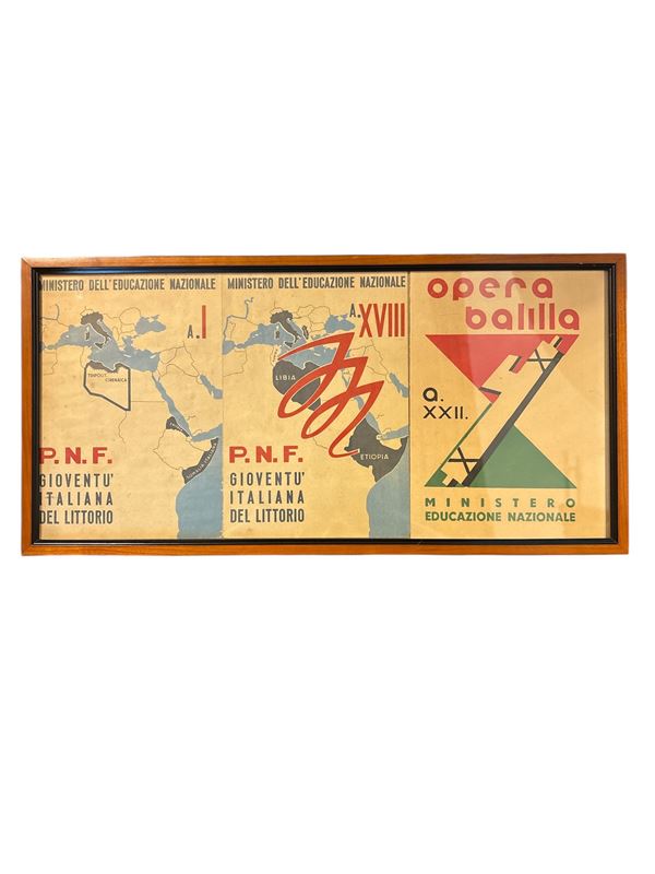 Tre pagelle  (anni '40)  - Auction Numismatica, Medaglistica e Memorabilia - DAMS Casa d'Aste