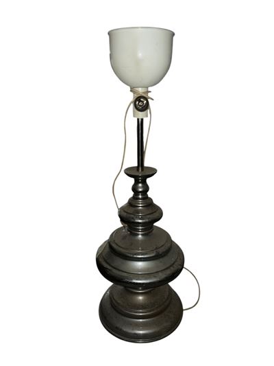 Lampada in Metallo Argentato