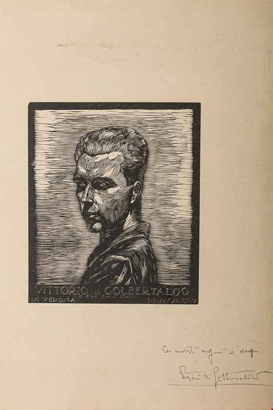 Xilografia  (XX secolo)  - Auction Brocantage Natalizio - DAMS Casa d'Aste