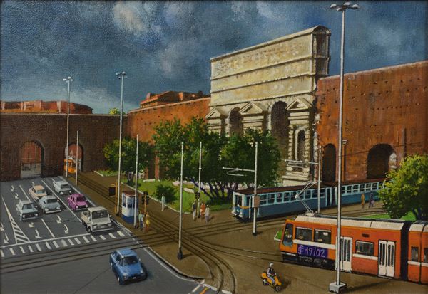 Sergio Ceccotti - Small View of Porta Maggiore