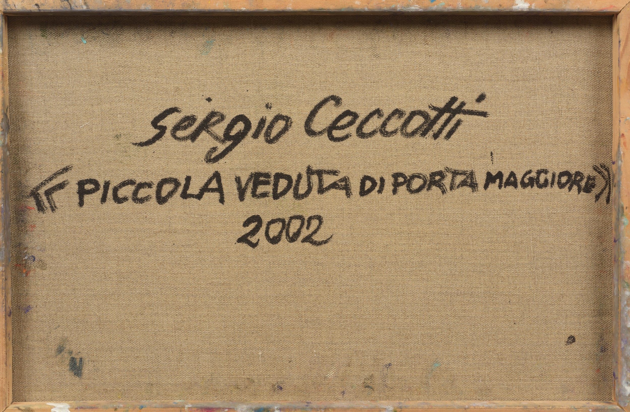Sergio Ceccotti - Piccola Veduta di Porta Maggiore