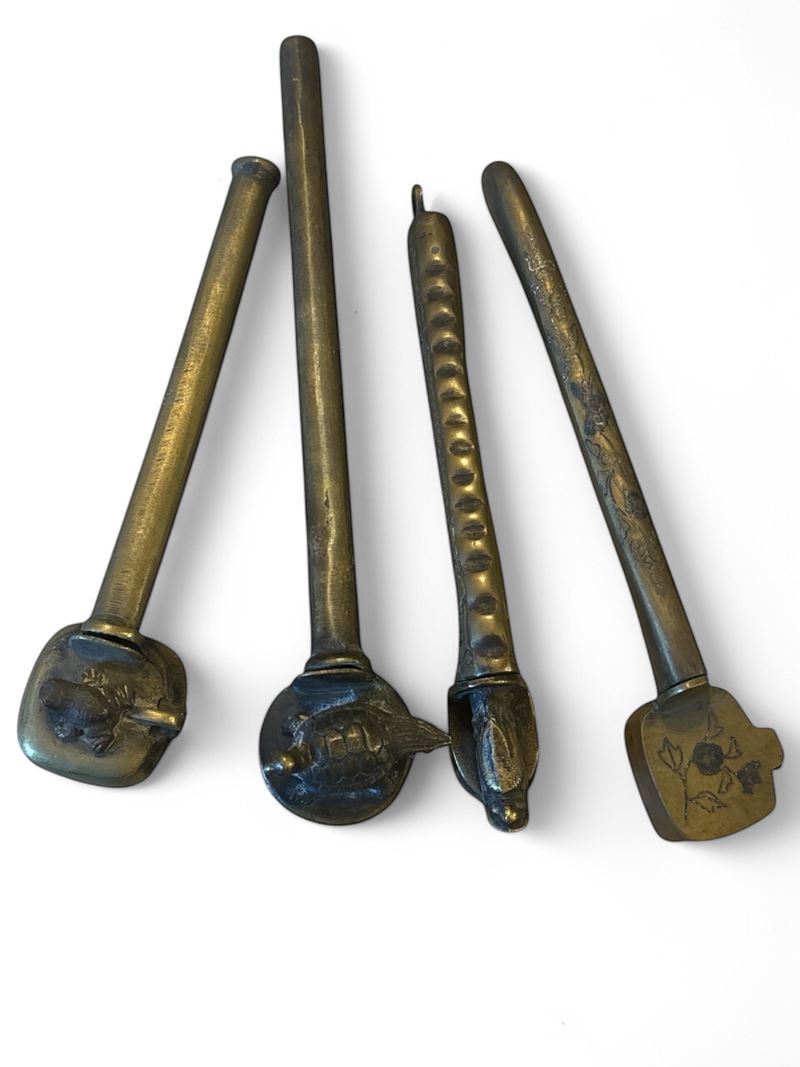 Set di quattro calamai da viaggio portapenne