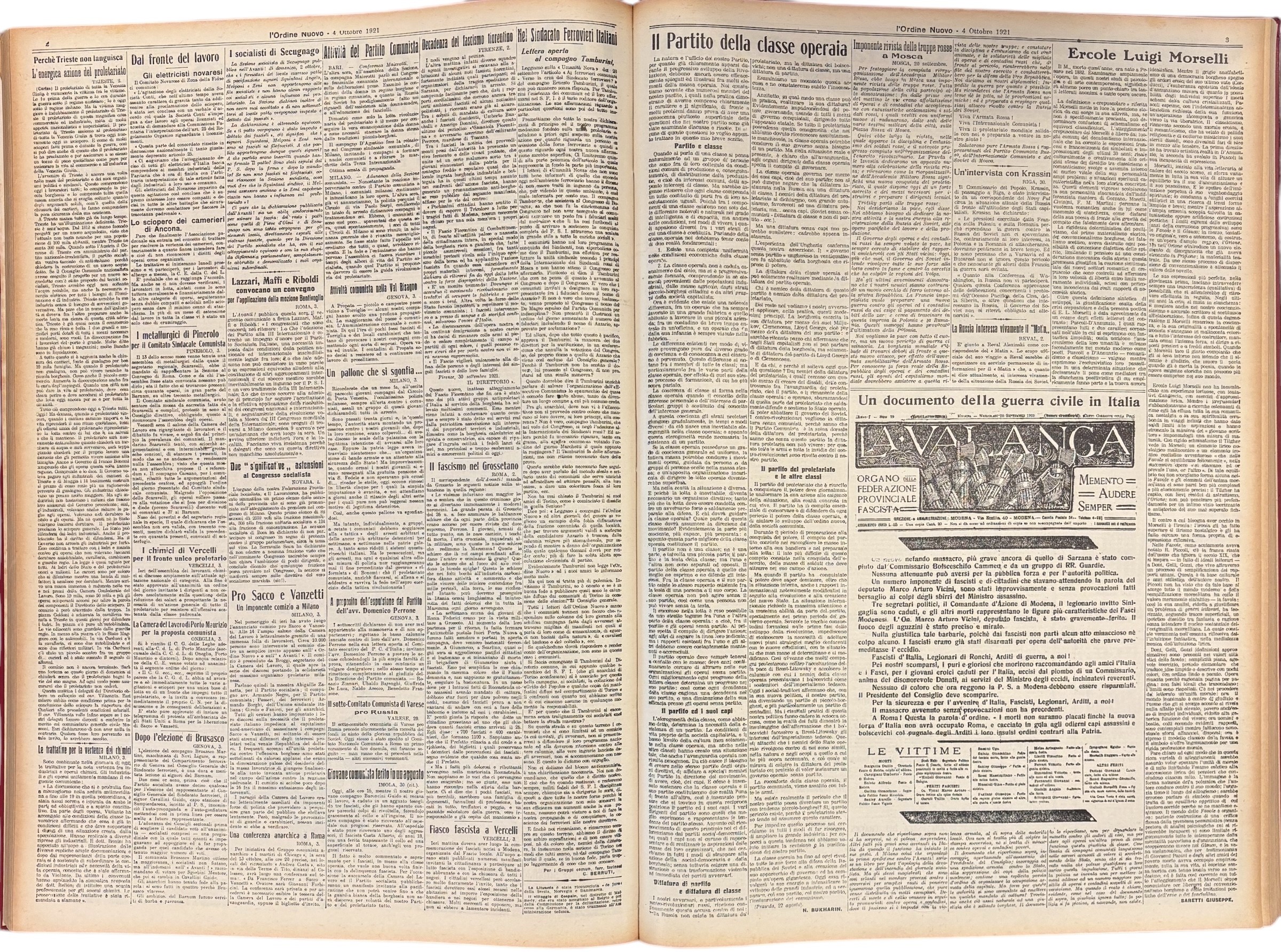 L'ordine Nuovo 1921 - i e II Semestre