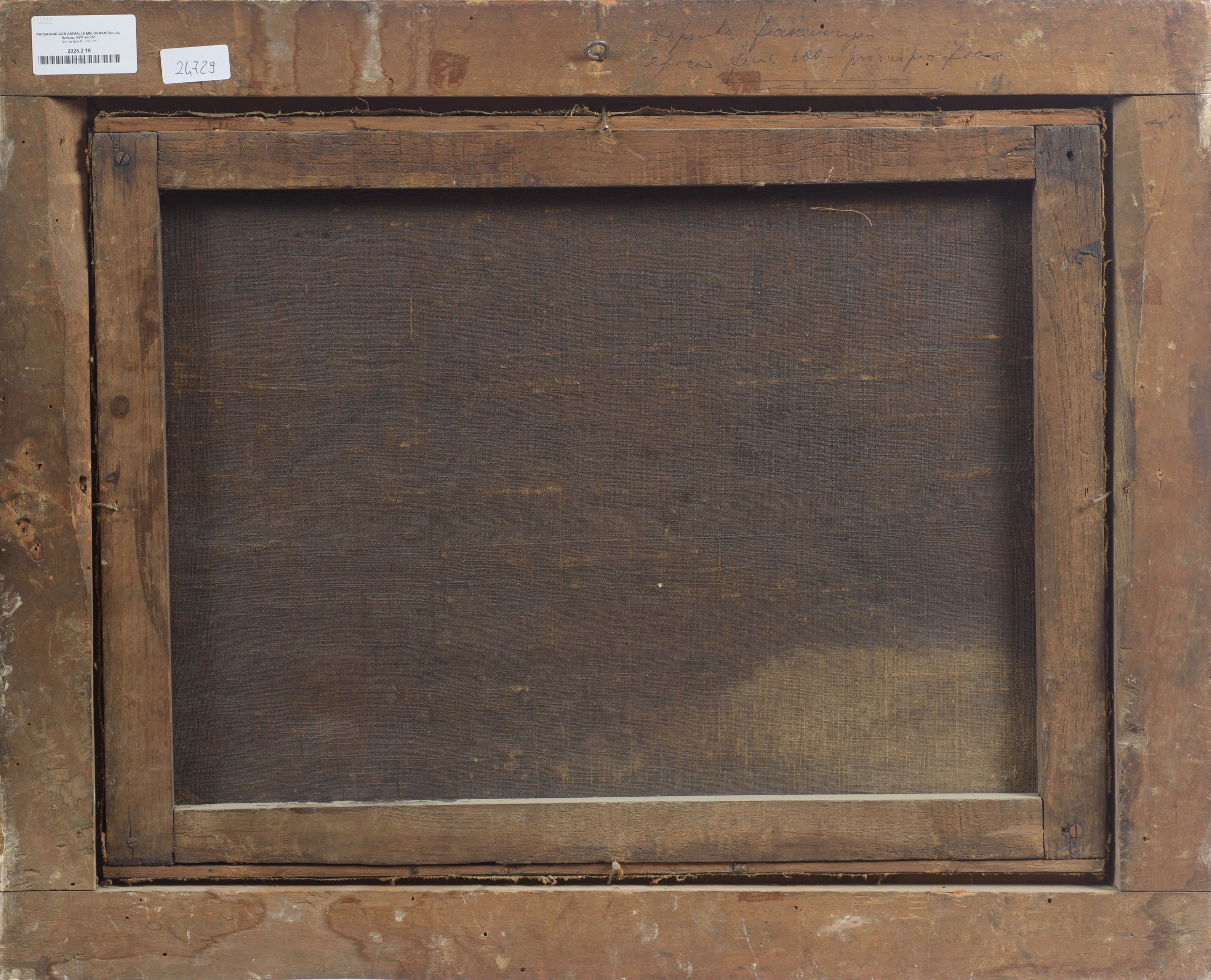 Paesaggio con animali e melograni