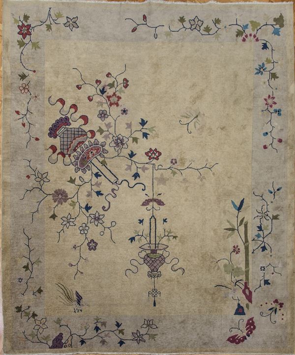 Tappeto Pechino  (Cina; Inizio XX secolo)  - Asta Arte Classica & Art Nouveau - DAMS Casa d'Aste