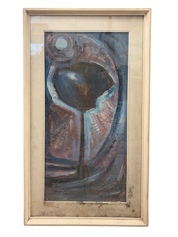 L'albero  - olio su tavola - Auction Affordable art of the 20th century - DAMS Casa d'Aste