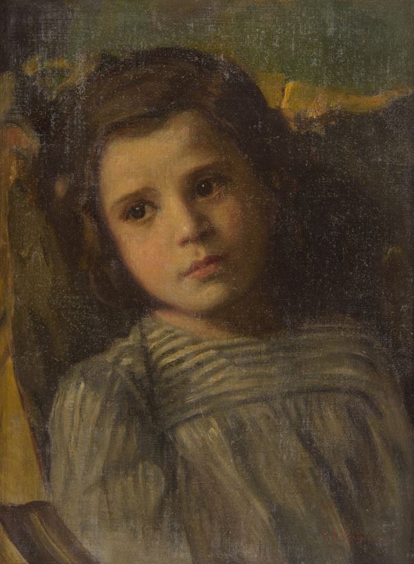 Lionello Balestrieri - Ritratto di bimba